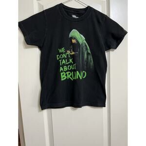 Boy's Graphic Tee "We Don t Talk About Bruno" Black size 8 Disney Encanto Movie